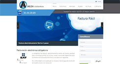Desktop Screenshot of agzasistemas.com