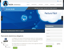 Tablet Screenshot of agzasistemas.com